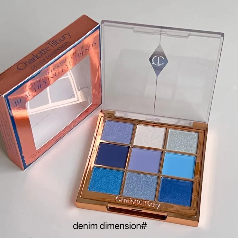 Charlotte Tilbury Hollywood Flawless Liquid Highlighter hidrata a pele Paleta luxuosa com acabamentos metálicos brilhantes e acetinados
