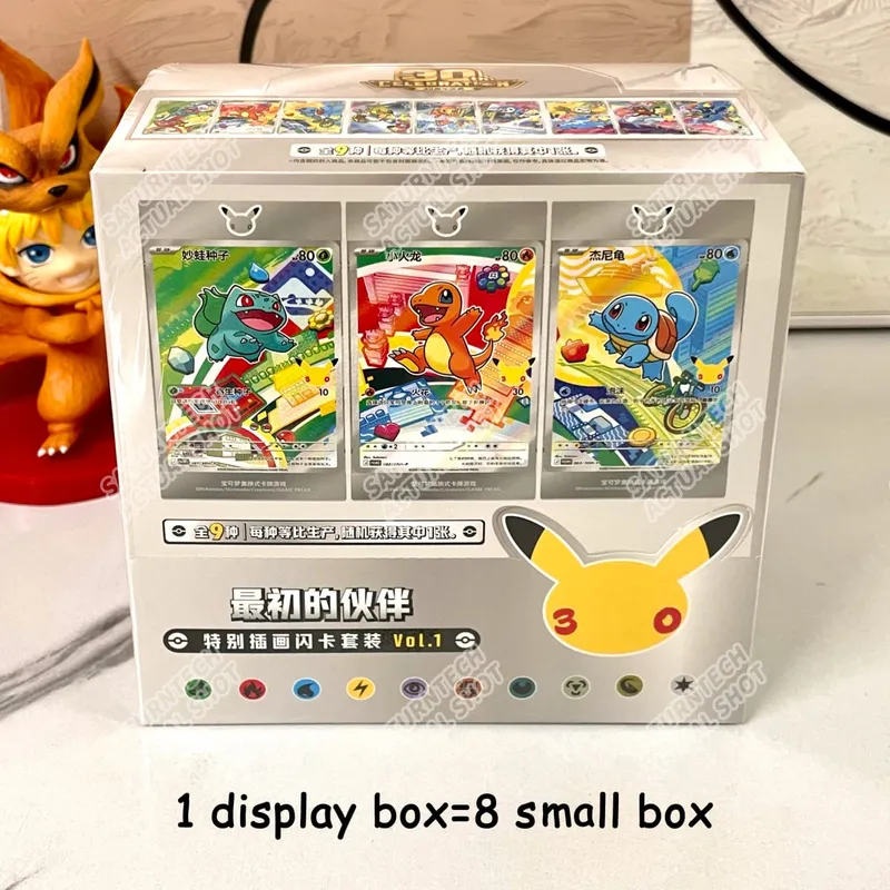 New Original Pokemon TCG Stellar Glass 17.0 Charizard & Gengar Simplified Chinese Collectible Battle Cards Hobby Collection
