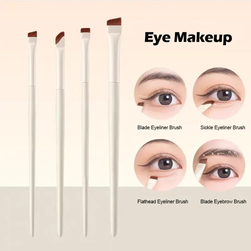 Eye Makeup Brush Set for Beginners Professional Makeup Brush Under-Eye Detail Cosmetic Brushes Kit Eyebrow Crease Shader