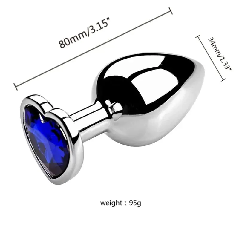 3 Sizes Metal Anal Plug Jewelry Base Beginner To Expert Butt Plug Tail Female Male Adult Toys Dildos Adult Sex Toys Couples