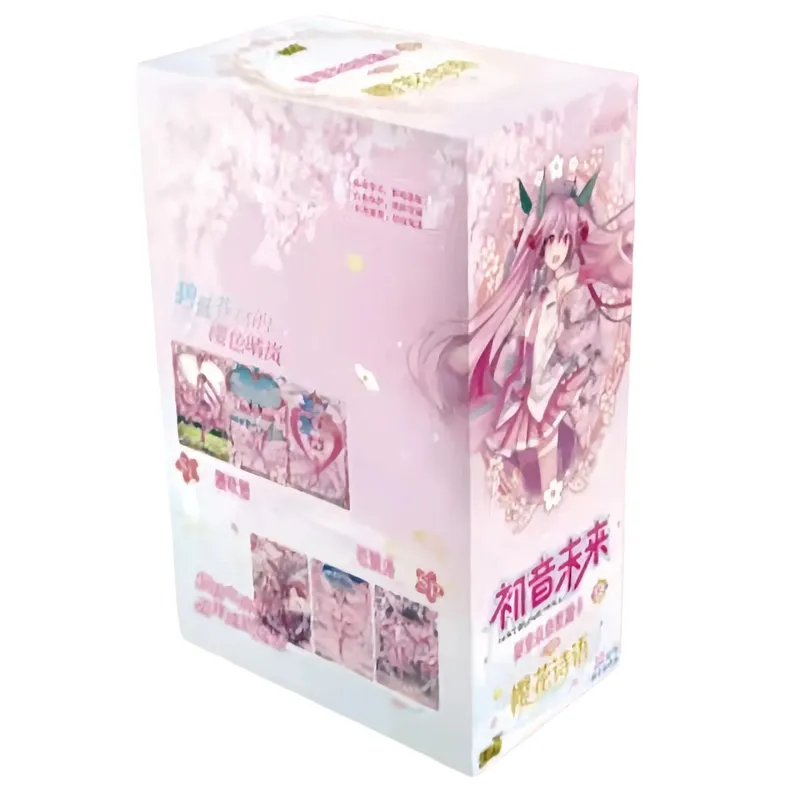 Genuíno cartão hatsune miku primeiro pacote série animação jogo coleção cartão se periférico crianças brinquedos presentes da menina