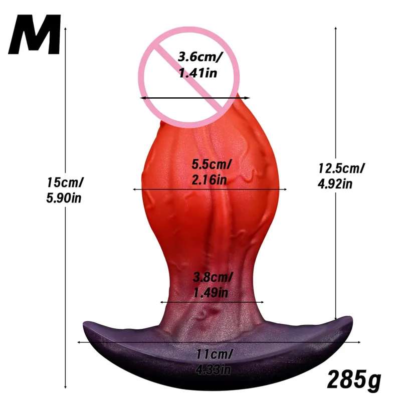 Vibrador realista grande nó wearable anal plug silicone líquido butt plug vaginal anal massagem de próstata brinquedos sexuais adultos para mulheres homens
