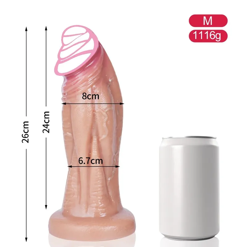 Grande vibrador macio super macio silicone pênis grande com ventosa flexível g-ponto brinquedos sexuais para mulheres homens lésbicas