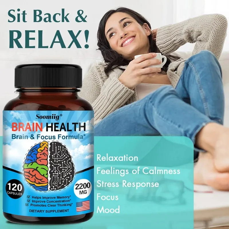 Ginkgo Biloba Supplement - Memory and Learning Promotes Brain Health Improves Clarity Improves Concentration Supplement