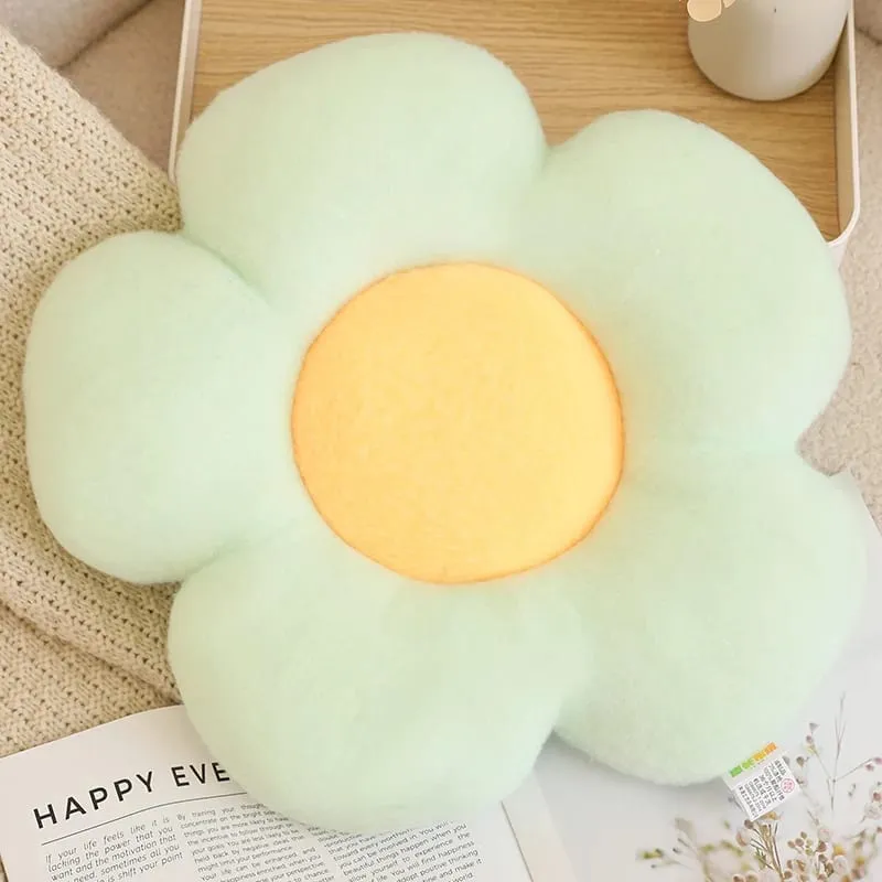 Candy Color Rainbow Cloud Star Moon Plush Pillow Stuffed Soft Flower Toy Throw Pillow Cushion Home Sofa Decor Gift for Friend