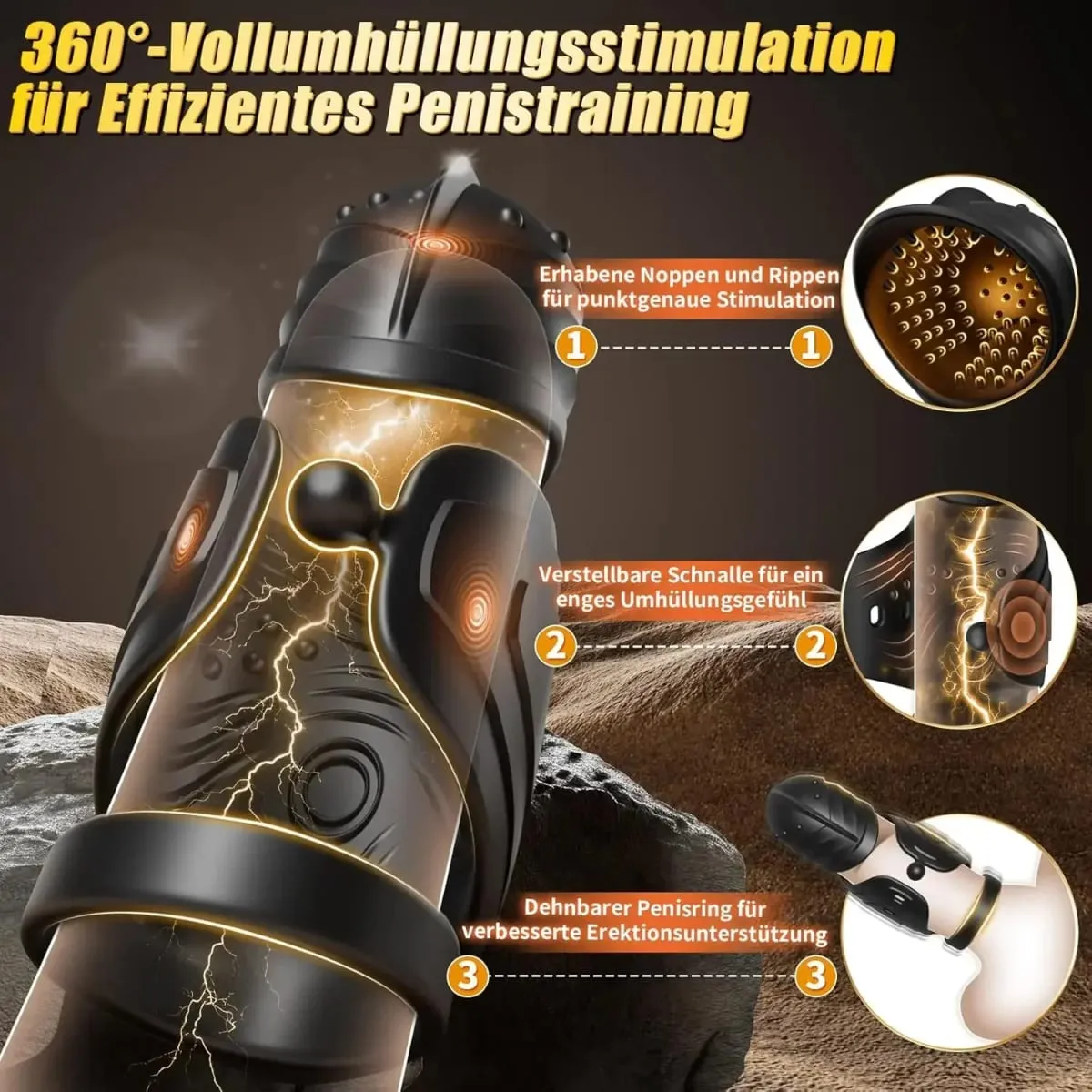 扭轉振動龜頭訓練器陰莖按摩器龜頭刺激器耐力訓練射精延遲成人性玩具男用