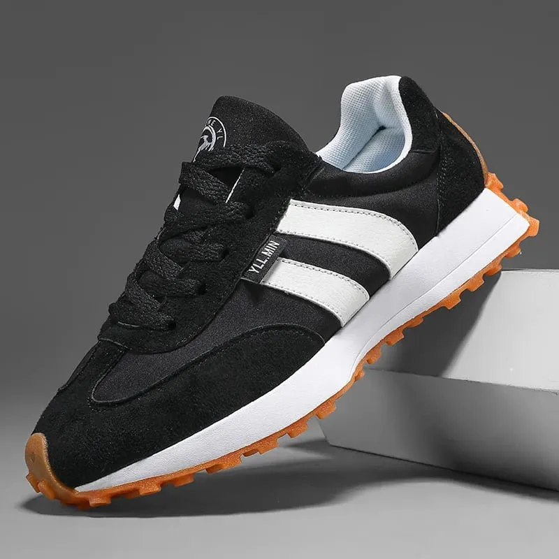 Large Size Men Casual Shoes Spring Autumn Breathable Comfortable Vintage Sneakers Fashion Lace Up Outdoor Non Slip Running Shoes — image 2