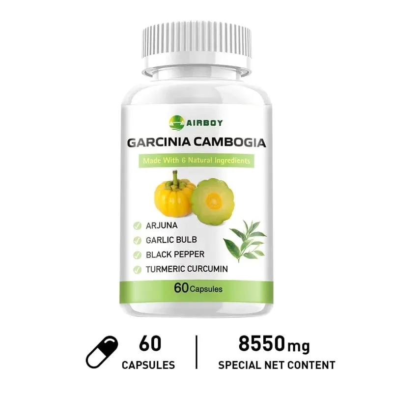 Garcinia Cambogia Capsules - Fat Burning Weight Management Appetite Suppression Metabolism Boosting