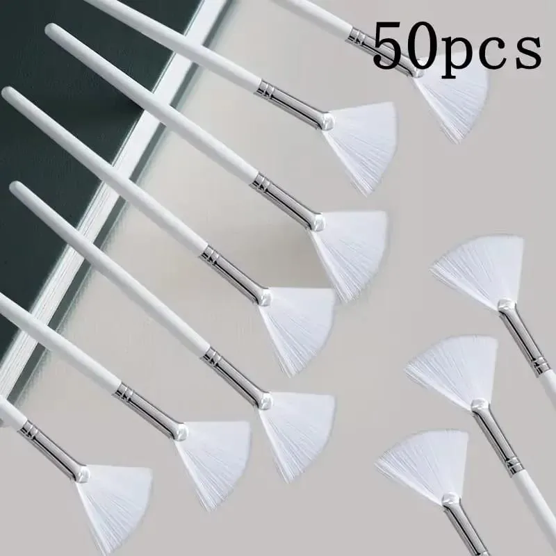 Conjunto de pincéis para máscara facial, faça você mesmo, pincéis aplicadores macios, ferramentas de maquiagem, inclui ventilador macio, pincéis faciais, pincel aplicador de ácido