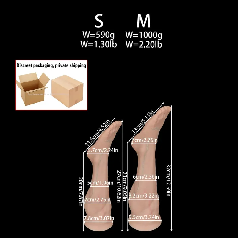 Plugue anal para pés grandes, plugue anal de silicone para treinamento, masturbador profundo, estimulador, brinquedos sexuais anais, mulheres e homens 18