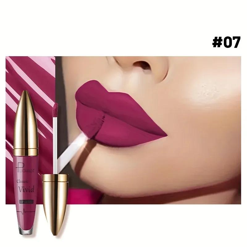 High Pigmented Matte Lip Glaze - Long-Lasting Smudge Proof Liquid Lipstick Makeup Valentine's Day Gifts Women's Day Gift