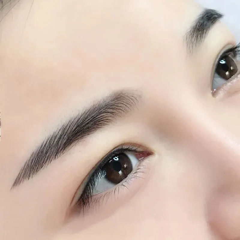50pcs tebori 0.18mm tatuagem microblading lâminas agulhas para maquiagem permanente manual sobrancelha lâminas tamanhos