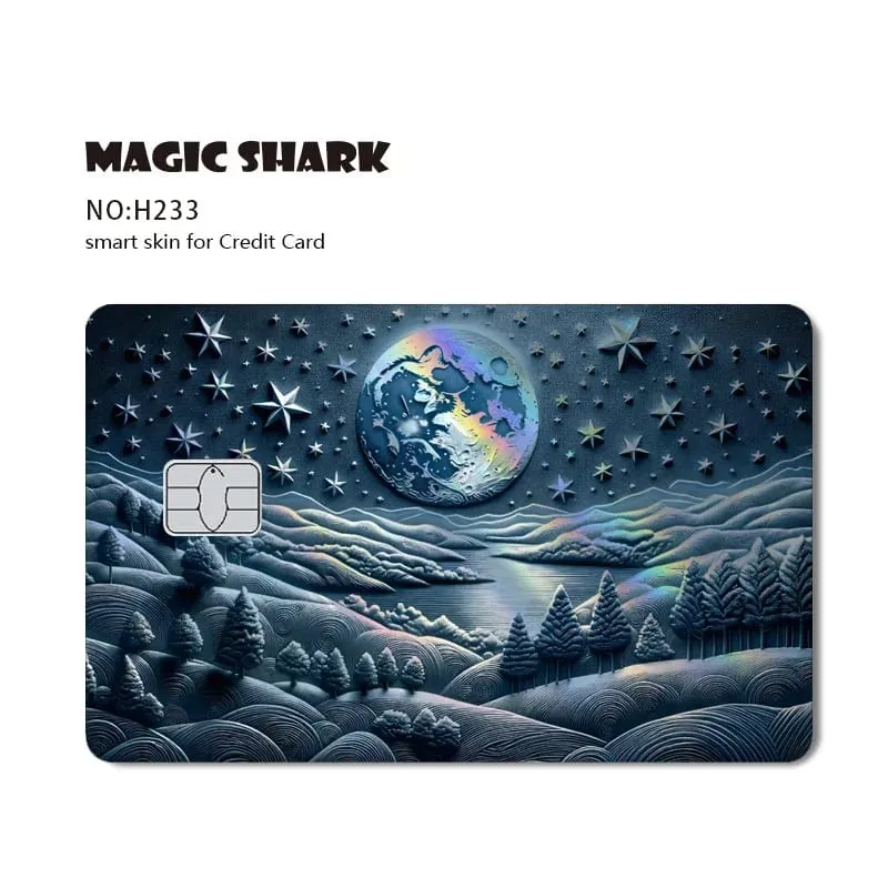 2026 New Cute Holographic Mouse Cat No Fade Laser Reflective Front Skin Cover Skin Sticker for Credit Card Debit Bank Card
