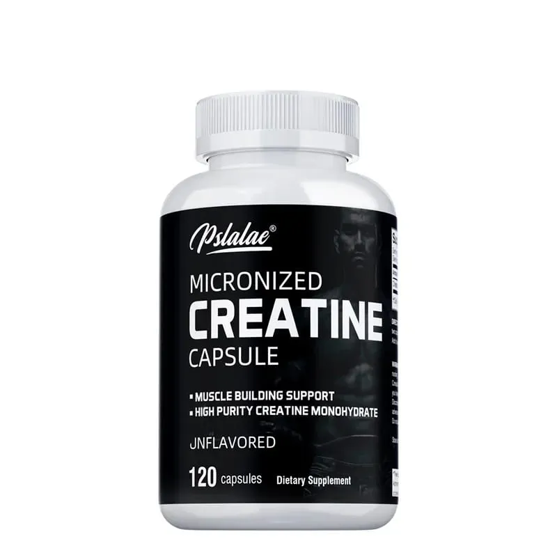 Monohidrato de creatina - 5000 mg por porção Creatina pré-treino para ajudar a construir músculos, aumentar a energia e o desempenhoSuplementos