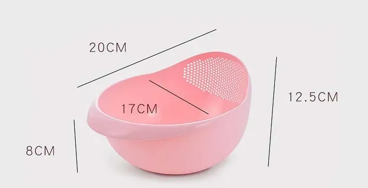 Rice Washing Filter Beans Strainer Basket Colander Plastic Sieve Fruit Vegetable Bowl Drainer Cleaning Tools Home Kitchen Tools — image 8