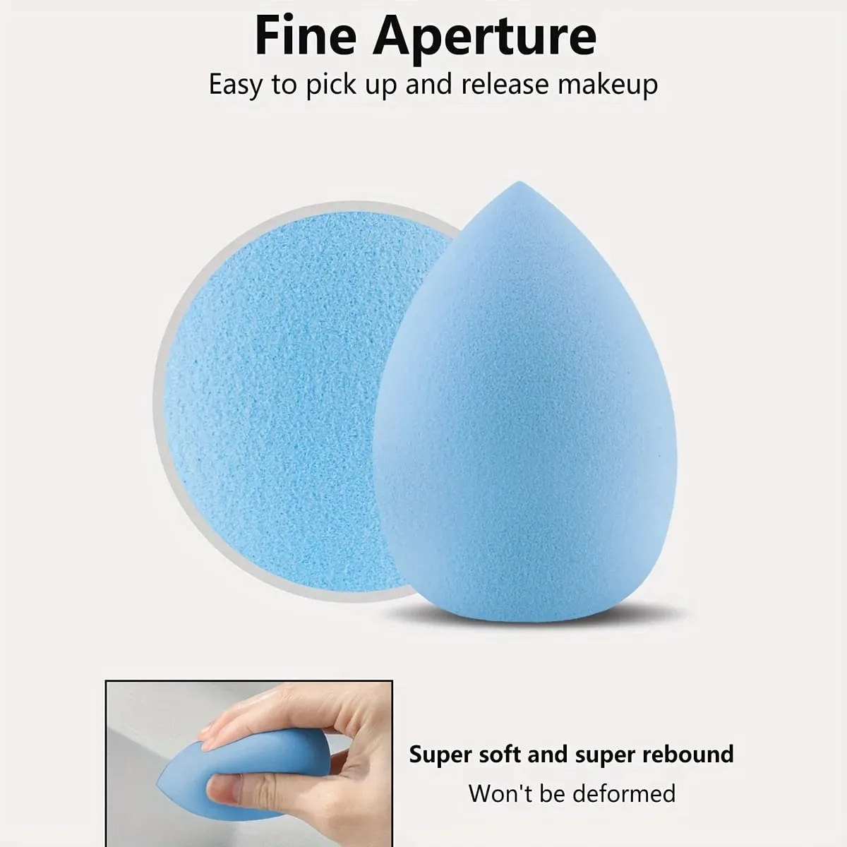 8 pçs beleza ovo maquiagem esponja liquidificadores beleza esponjas fundação aplicador maquiagem puff compõem ferramentas — image 6