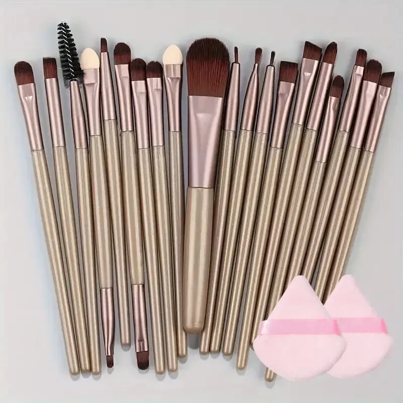 Conjunto de pincéis de maquiagem, 8 peças-20 peças, macio, fofo, sombra, detalhe, corretivo, blush, pó solto, base, iluminador, ferramenta de beleza
