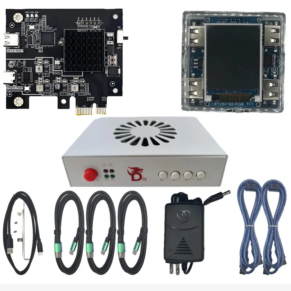Pacote DMA | cartão DMA 75t | Fusor HDMI de 6ª geração | Rede Kmbox | Kit de hardware DMA