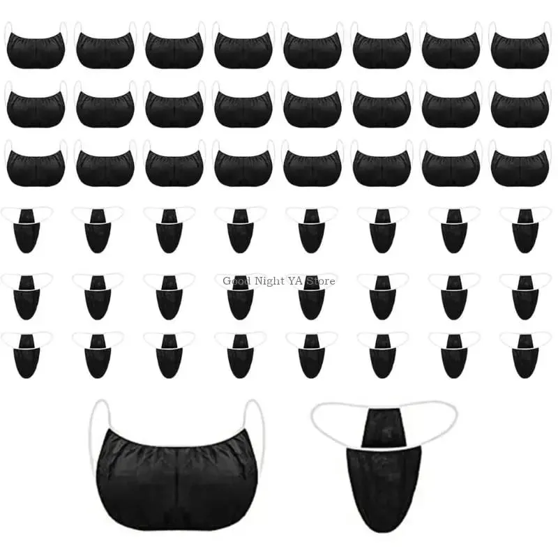 Conjunto de roupa íntima não tecida descartável, 50 unidades, viagem respirável, essencial para mulheres, pacote higiênico embalado individualmente — image 8