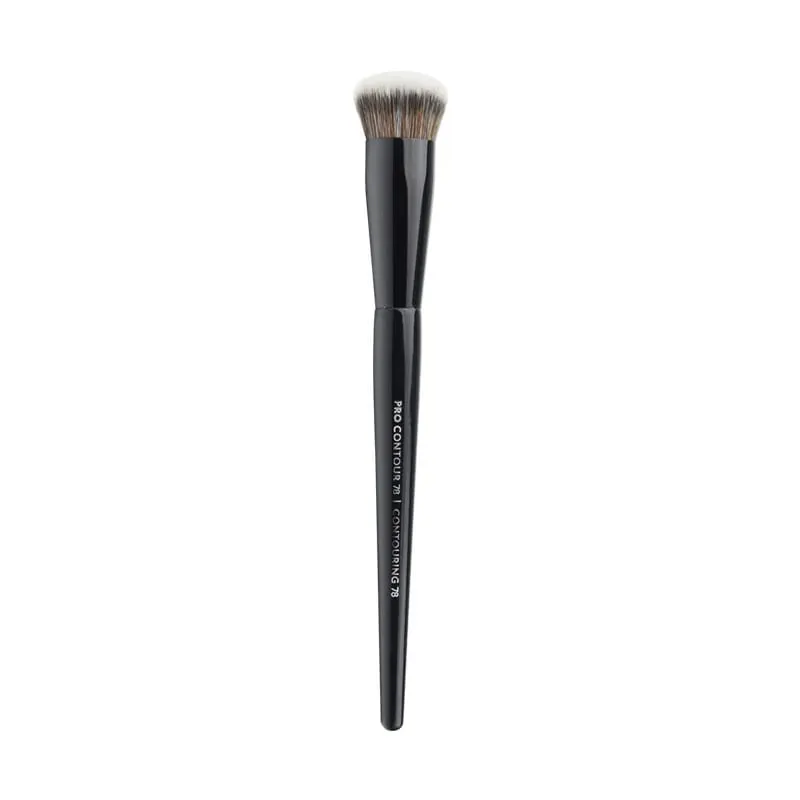 1pc maquiagem chanfrada fundação pó contorno sombra de olho escova ferramenta ultra macio compõem afilado liquidificador destaque sombra de sobrancelha