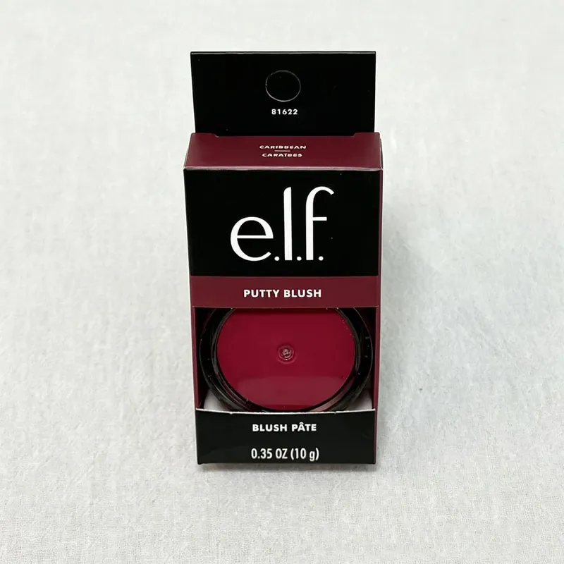 Elf Putty Blush Single Matte Cream Blush Dual-Use as Cream Eyeshadow Natural Soft Tone for Effortless Everyday Facial Makeup