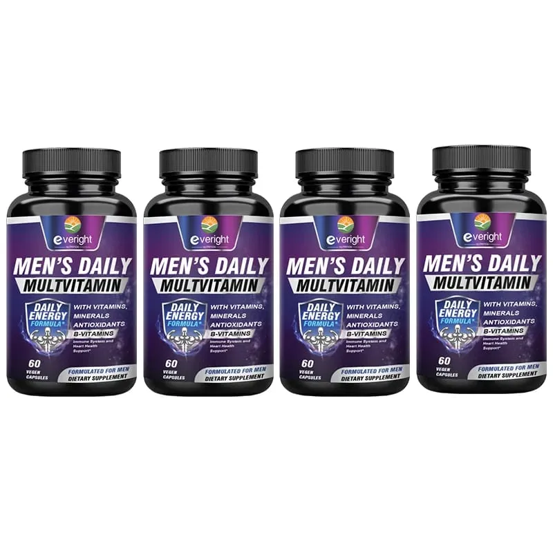 Multivitamínico Masculino – Reforço Imunológico com Vitaminas A B12 C D | Energia Diária e Não-OGM