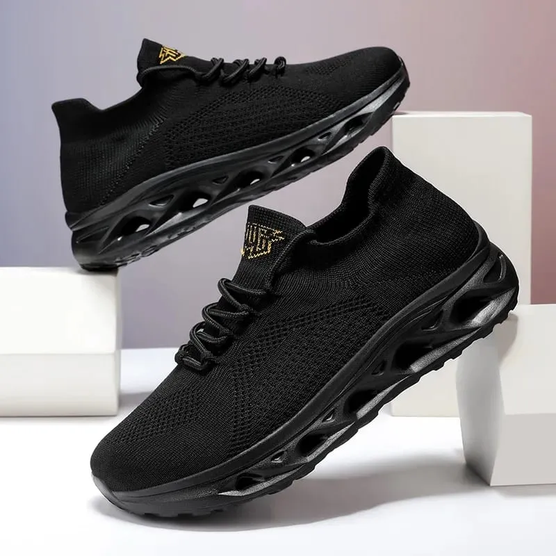 Sapatos De Caminhada Respiráveis ​​De Malha Leve Para Homens