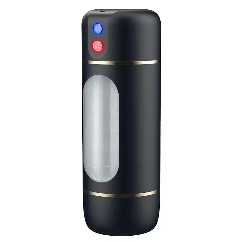 Novo automático masculino realista dupla penetração canal vibração garganta profunda vagina aquecimento voz bolso gato adulto brinquedo sexo — image 8