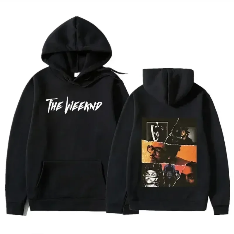 Retro The Weeknd Graphic Hoodie After Hours Til Dawn Oversized Sweatshirt Men's Women's Hip Hop Rock Hoodies Harajuku Streetwear