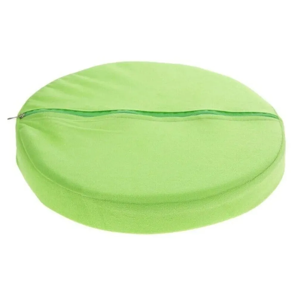 Almofada macia redonda de frutas, simulação de fatia de frutas, almofada de assento, tecido de pelúcia interno, decoração de sofá