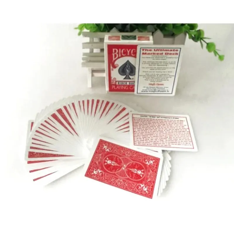 Baralho marcado final (bicicleta), jogos de cartas de pôquer, truques de mágica, adereços de mágica de rua para mágico profissional clássico