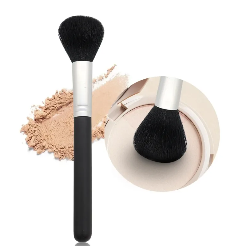 Pincel de pó profissional pincéis de maquiagem preto multifuncional fundação blush escultura bronzer escova compõem ferramentas