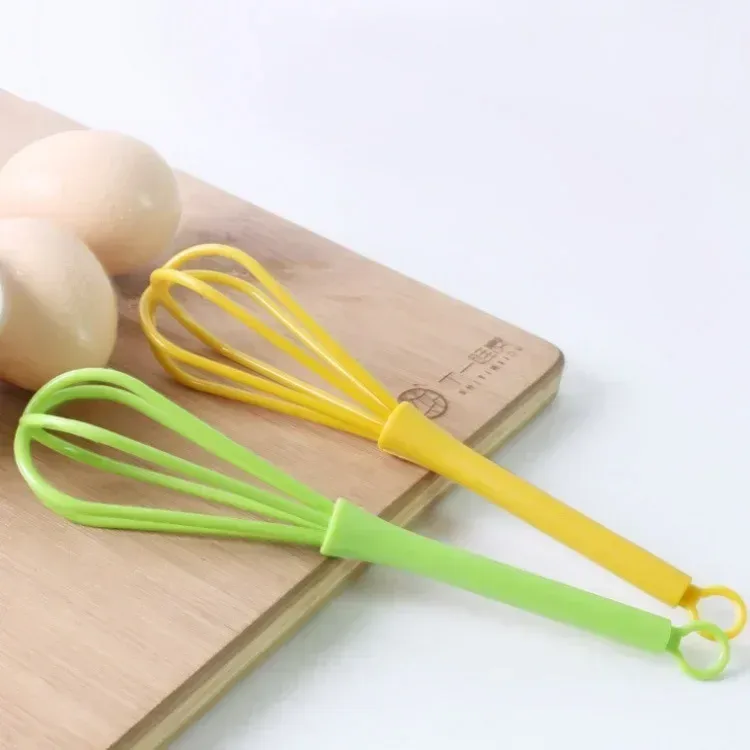 Acessórios de cozinha batedor manual de ovo, ferramentas de cozinha de plástico, creme, misturador de farinha, ferramenta de ovos, utensílios de cozinha, 1 peça