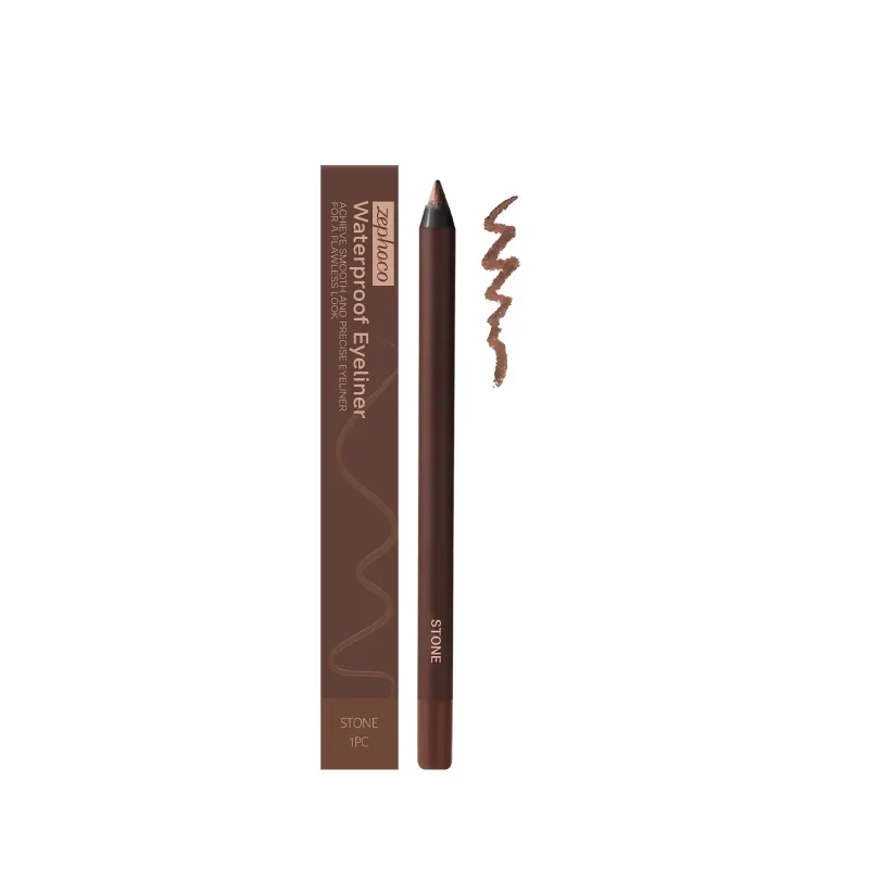 Waterproof Eyeliner Brown Smooth Matte Eye Liner Long Lasting Non Smudging High Pigmented Eyebrow Pencil Punk Eye Makeup