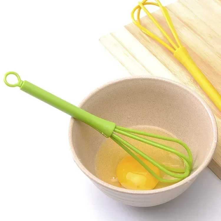 Acessórios de cozinha batedor manual de ovo, ferramentas de cozinha de plástico, creme, misturador de farinha, ferramenta de ovos, utensílios de cozinha, 1 peça
