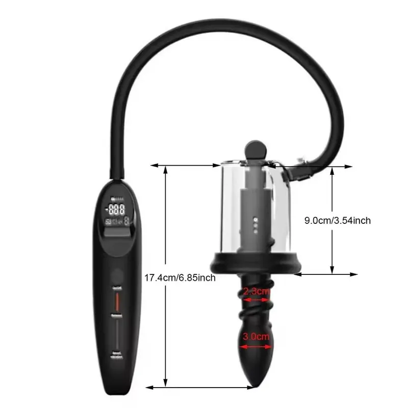 Vibração elétrica sucção ânus rosebud bomba vibratória butt plug vácuo otário massageador de próstata masculino brinquedos sexuais anal para homens ferramenta