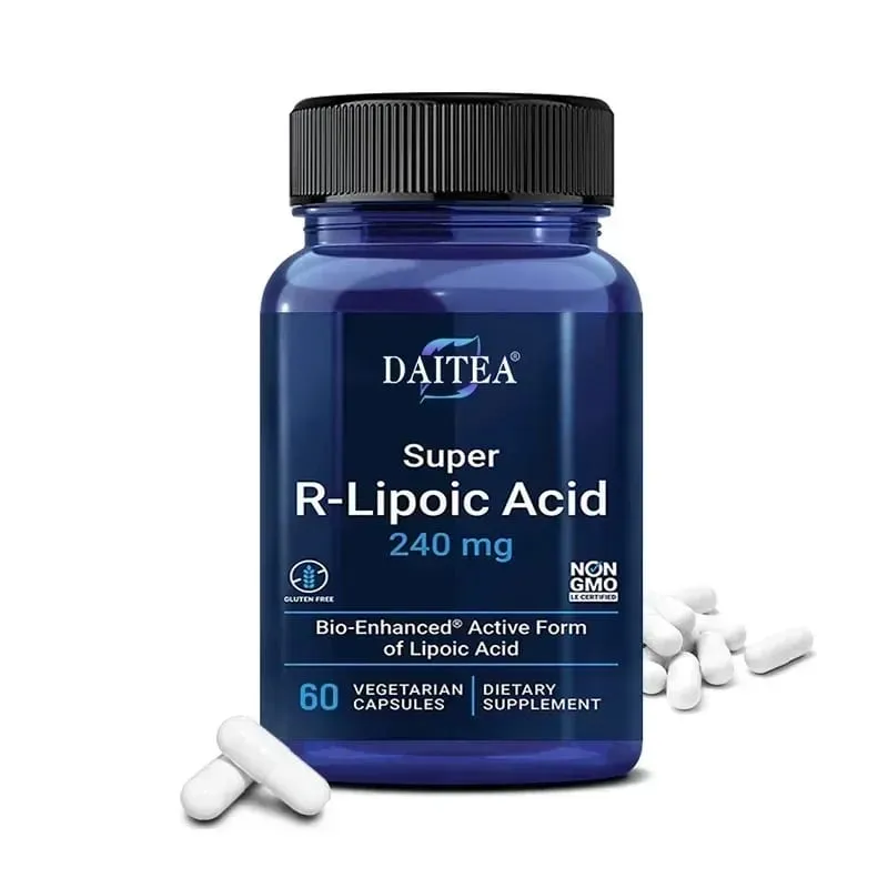 R-Lipoic Acid - Powerful Antioxidant Properties Helps Maintain Cells Energy & Skin Health Cardiovascular Health