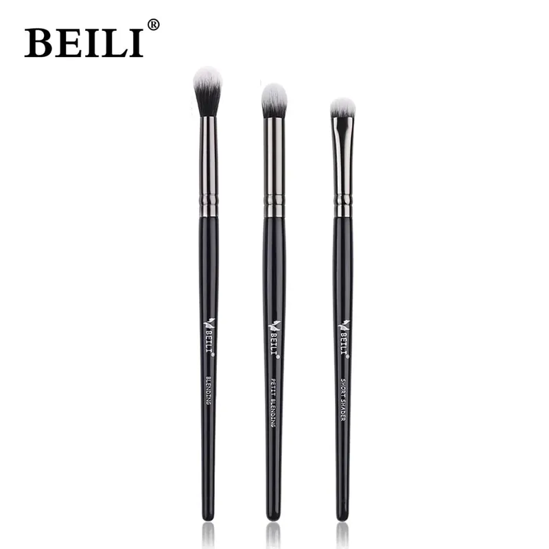 Pincéis de cerdas macias para sombra, conjunto de 9 peças, maquiagem para os olhos, manchas, delineador disfarçado, detalhe dos olhos, pequenos pincéis de maquiagem