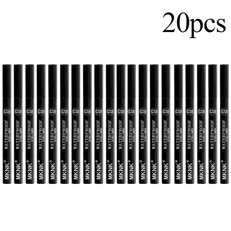 1/5/20pc Lasting Waterproof Liquid Eyeliner Non-fading Smooth Quick Drying Eyeliner Pencil No Ink Leakage Black Eye Liner Makeup