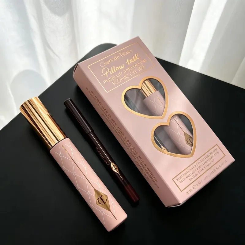 Charlotte Tilbury Setting Spray 16H à prova d'água sem peso e varinha de contorno misturável edificável e sombra 12Pan intensamente pigmentada