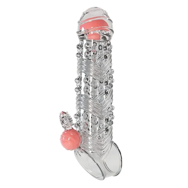 Pênis extensão manga vibrador extensor 4cm preservativos reutilizáveis macio atraso ejaculação pau manga adulto brinquedos sexuais para homem — image 8