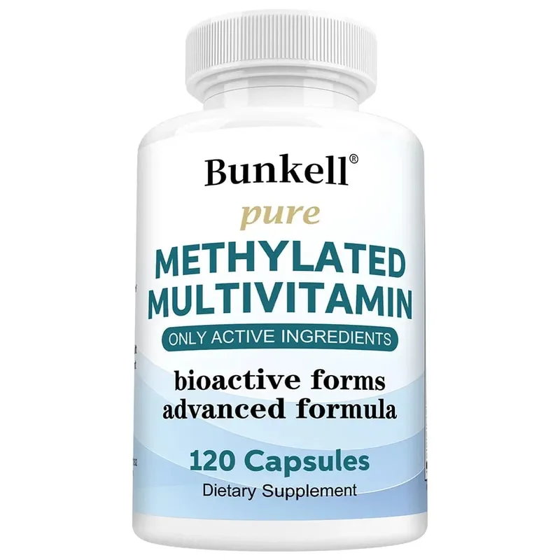 Suplemento multivitamínico metilado de alta potência com vitaminas C D B12 para apoiar a energia e o foco e manter a saúde do coração