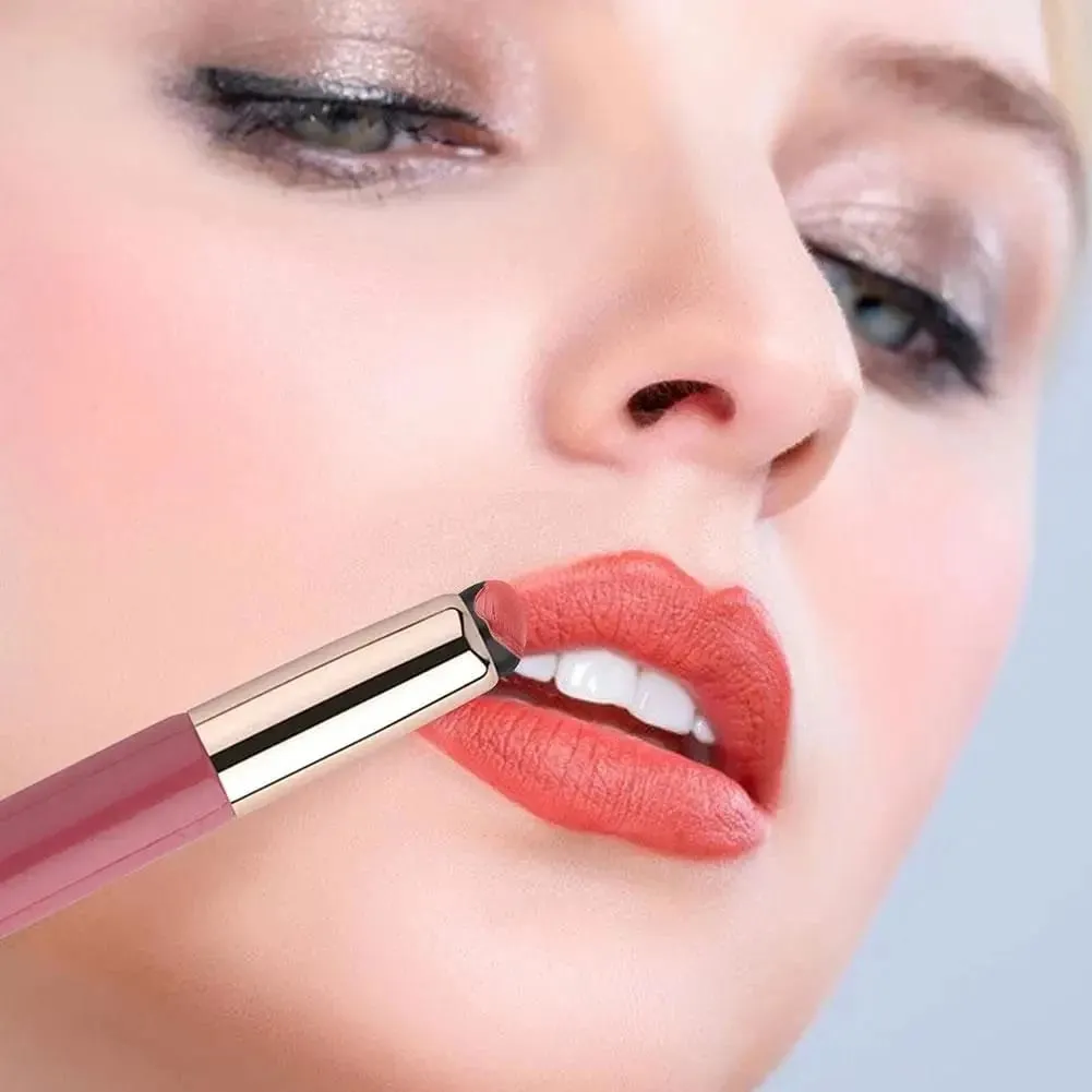 Silicone Lip Brush With Cover Cap Concealer Brush Like Fingertips Q Soft Lipstick Makeup Brushes Round Head No Broken