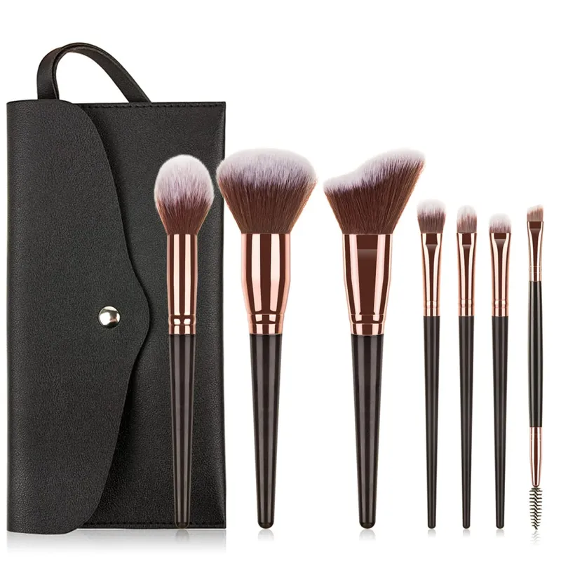 15 pçs pincéis de maquiagem conjunto com saco de armazenamento cerdas macias rosto olho escova kit para fundação blush sombra sobrancelha ferramentas cosméticas