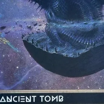LK61 Galaxy Foil Templo Eldrazi Cavernas de Pedras Preciosas Santuário Sem Deus Galaxy Foil Cartões Proxy TCG de alta qualidade (Núcleo Preto)