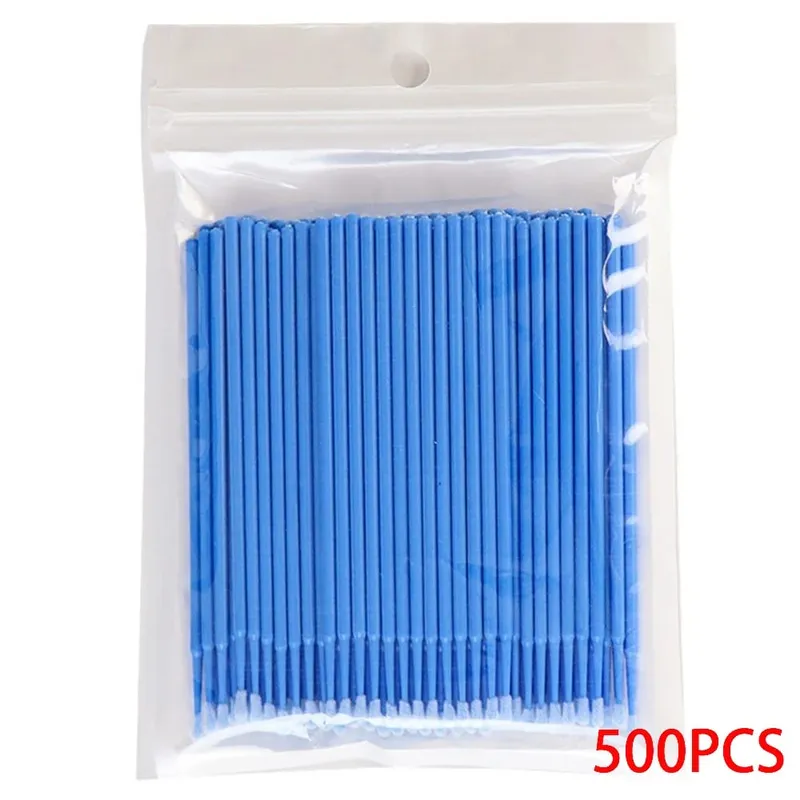 500/1000PCS Eyelash Brushes Crystal Swab Microbrushes Eyelash Extension Brush Grafting Lash Removing Applicators Makeup Tool — image 8