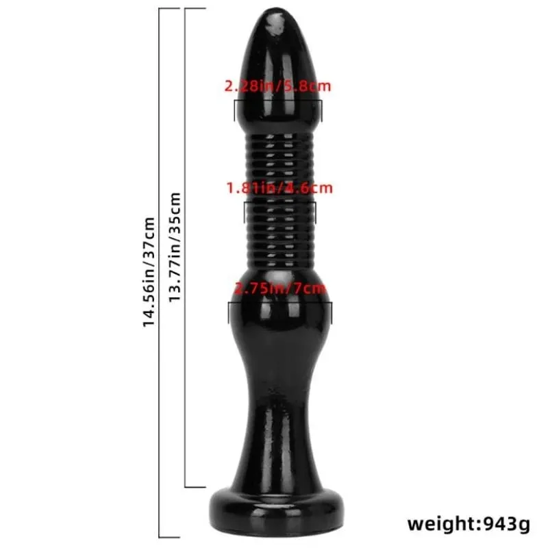 Enorme plugue anal vibradores estimular ânus vagina buttplug grande pênis massagem de próstata dilatador anal com otário brinquedos sexuais masturbador 18