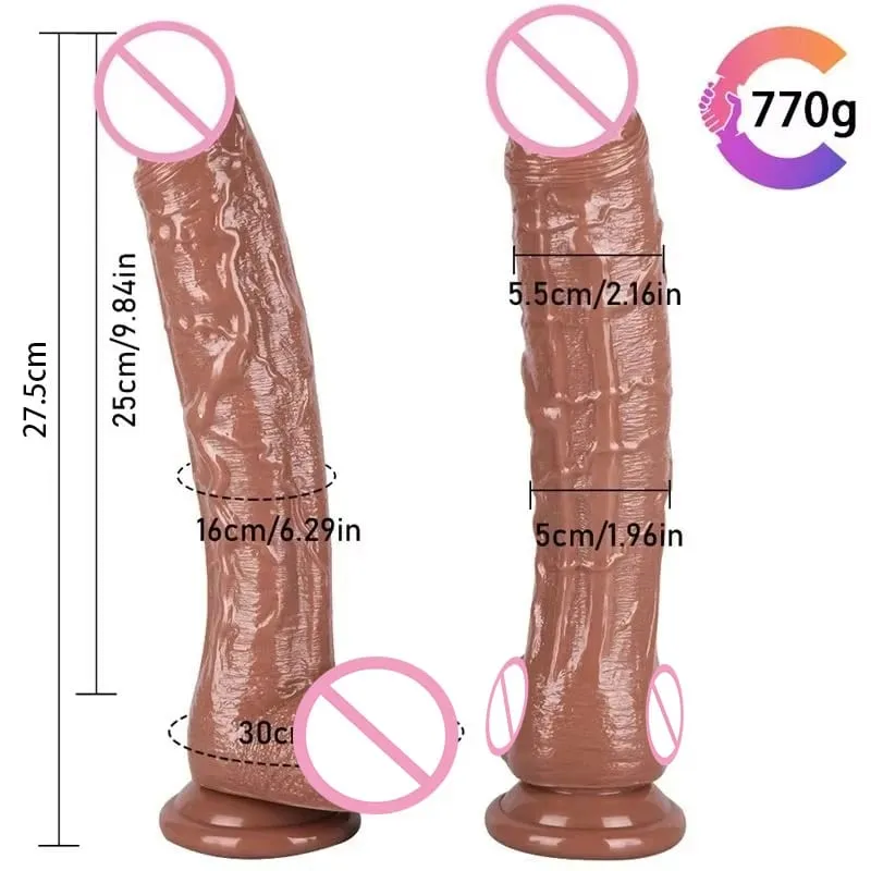 Vibrador realista do ponto g com ventosa, pênis longo, brinquedos sexuais adultos para mulheres, homens, gay, strapon, pau, estimulador de vagina