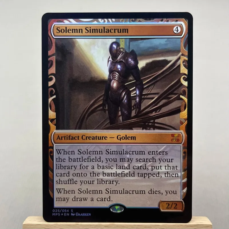 MPS FOIL2-01 TCG Cards for Home Play Proxy Sol Ring Mana Crypt Mox Opal the Mana Vault Chrome Mox Sword of