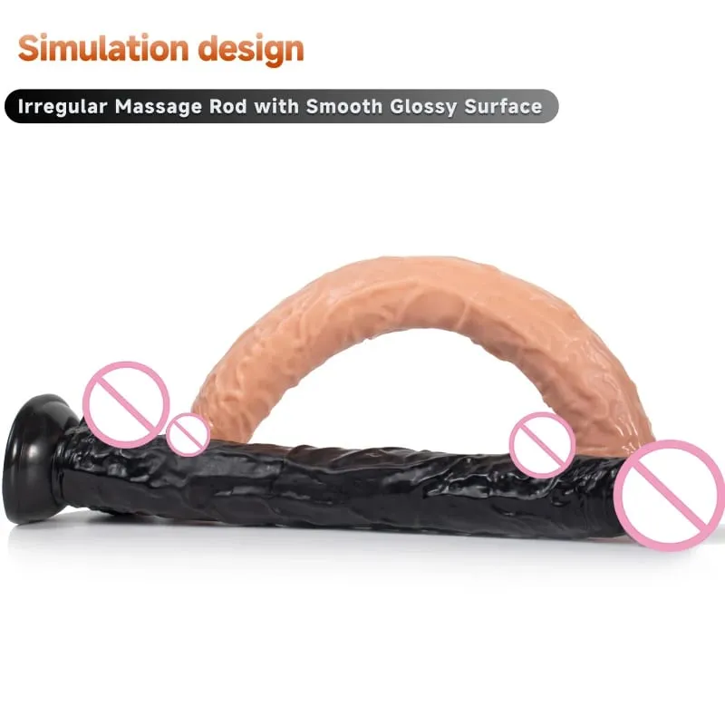 Vibrador realista de pvc macio, ventosa forte, à prova d'água, pênis flexível, brinquedos sexuais anais vaginais, masturbador feminino, item adulto